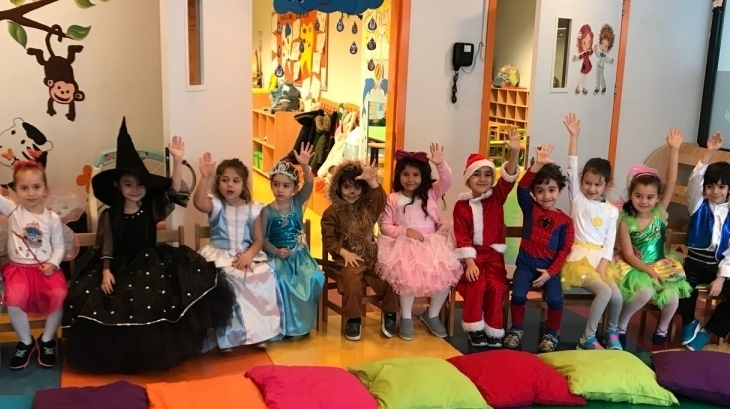 Halkalı Okul Öncesi Öğrencileri Kostüm Partisinde