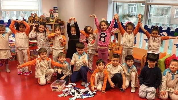 Halkalı Okul Öncesi Yıldızlar Grubu Öğrencileri Matematik ve Oyun Etkinliğnde