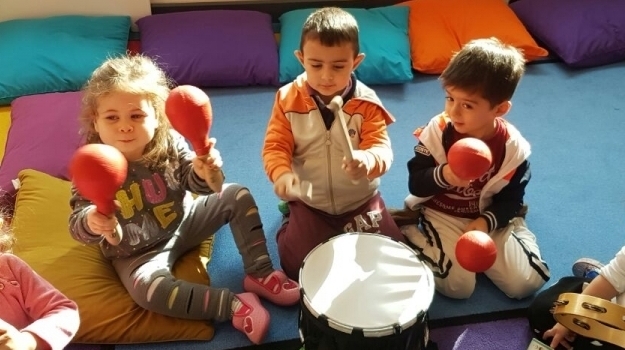 İncek Okul Öncesi Minikleri Müzik Etkinliğinde