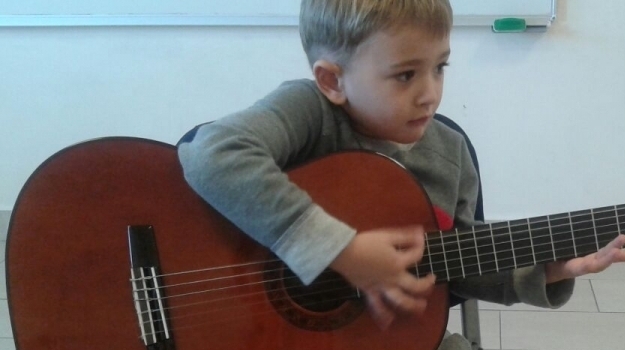 İncek Okul Öncesi Minikleri Müzik Yetenek Dersinde