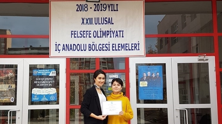 İncek Okyanus Anadolu Lisesi Felsefe Olimpiyatları'nda