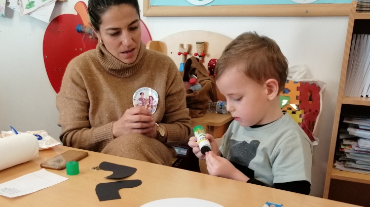 İncek Okyanus Koleji Okul Öncesi Kademesi Ailemle Okulumdayım Etkinliğinde