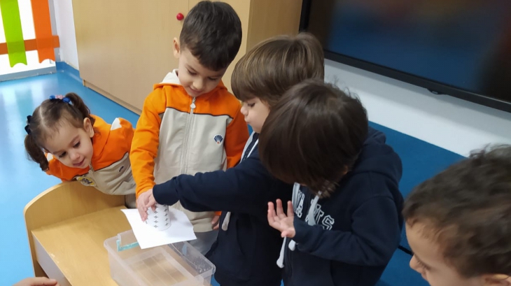 Keçiören Okul Öncesi Çiçekler Sınıfı Fen Etkinliğinde