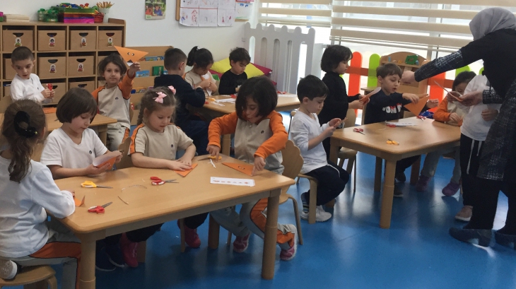 Keçiören Okul Öncesi Gökkuşağı Sınıfı Aile Katılımı Etkinliğinde