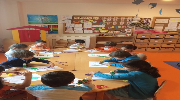 Kemerburgaz Okul Öncesi Yunuslar Grubu Sanat Etkinliğinde
