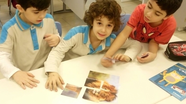 Kemerburgaz Okyanus 1. Sınıf Öğrencileri Animal Puzzle Etkinliği