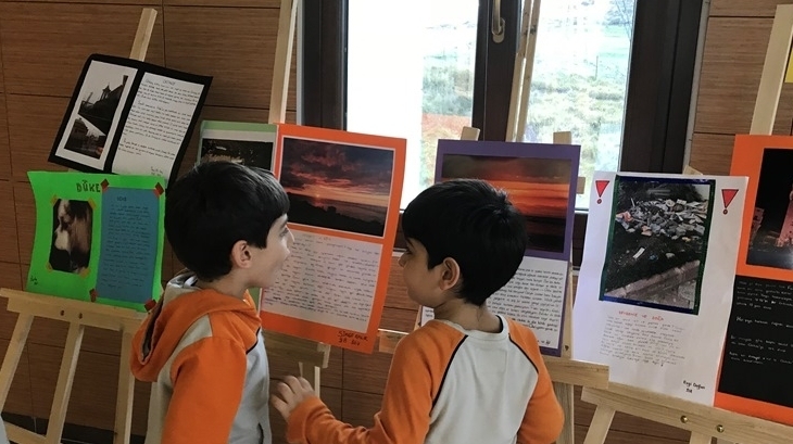 Kemerburgaz Okyanus Koleji Yıldızlar Grubu Öğrencileri Okulumuzda Sergi Alanı Geziyor