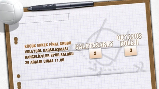 Küçük Erkek Voleybol Takımı'ndan Galibiyet