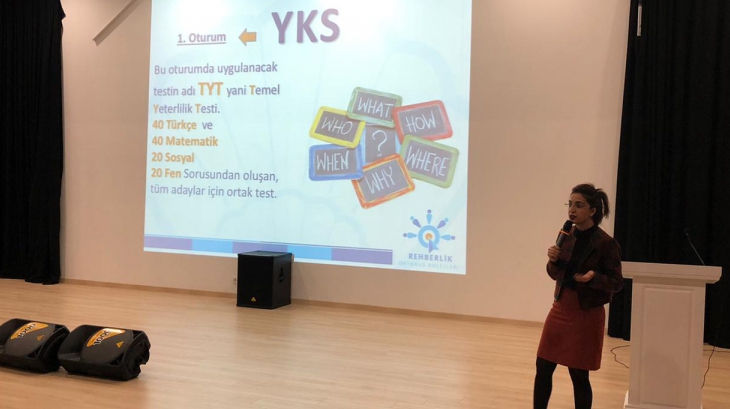 Lara Okyanus Koleji Lise Kademesi Öğrencilerilerine ''YKS Sınav Sistemi'' Semineri Yapıldı