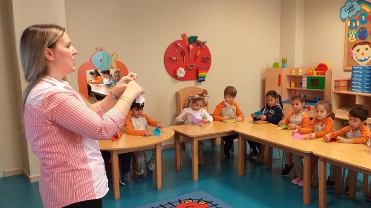Mavişehir Okyanus Koleji Bulutlar Grubu Öğrencileri aile katılımı etkinliğinde