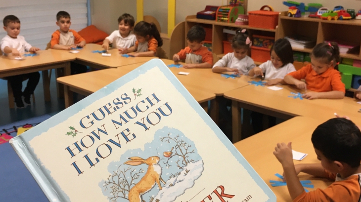 Mavişehir Okyanus Koleji İnciler Grubu Öğrencileri ingilizce dersinde
