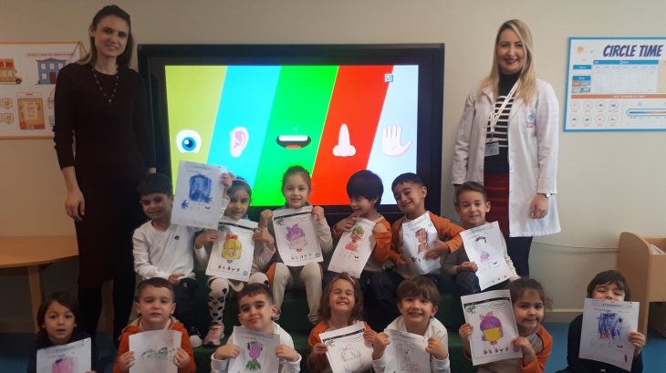 Mavişehir Okyanus Koleji İnciler Grubu Öğrencileri Aile katılımı etkinliğinde