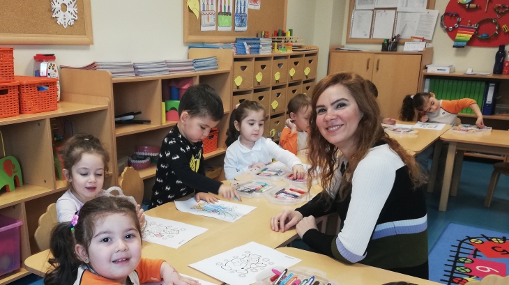 Mavişehir Okyanus Koleji Kuşlar Grubu Öğrencileri Aile Katılımı Etkinliğinde