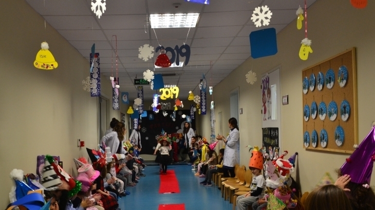 Mavişehir Okyanus Koleji Okul Öncesi Öğrencileri Kış Partisinde