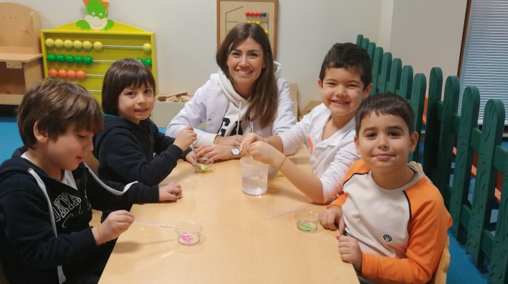 Mavişehir Okyanus Koleji Okul öncesi öğrencileri Madscience Etkinliğinde