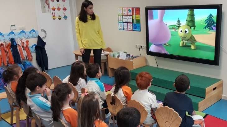 Mavişehir Okyanus Koleji Okul Öncesi Balıklar Grubu Sosyal Beceri Dersinde