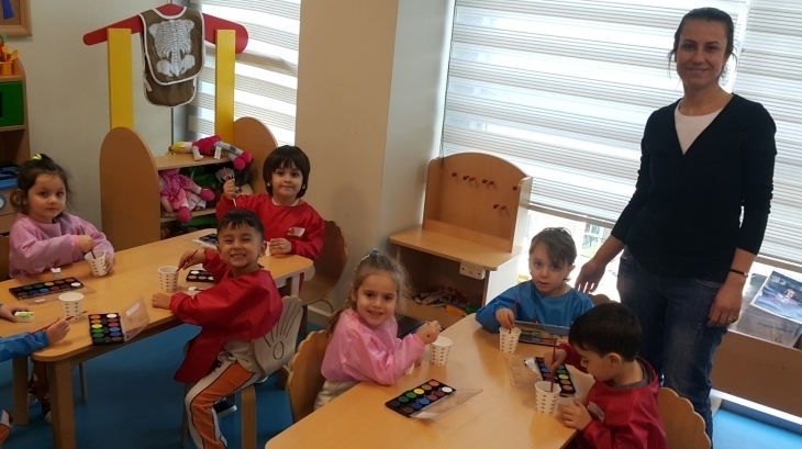 Mavişehir Okyanus Koleji Okul Öncesi Yunuslar Grubu Aile Katılım Etkinliğinde