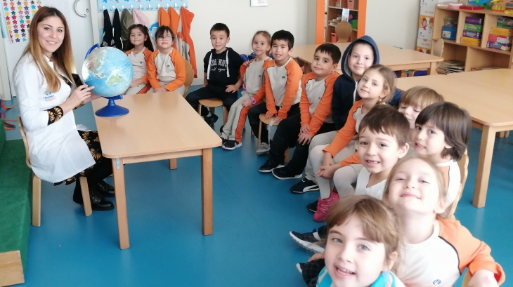 Mavişehir Okyanus Koleji Yıldızlar Grubu Öğrencileri Fen-doğa etkinliğinde
