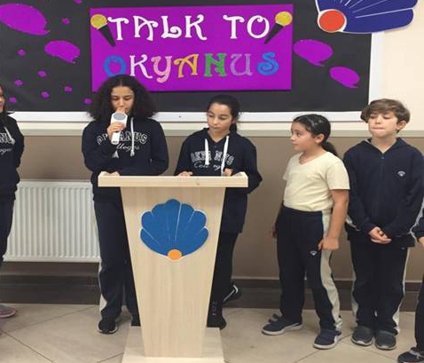 Mimaroba Okyanus Koleji Ortaokulu  Öğrencileri “Talk to Okyanus“ Etkinliğini gerçekleştirdi