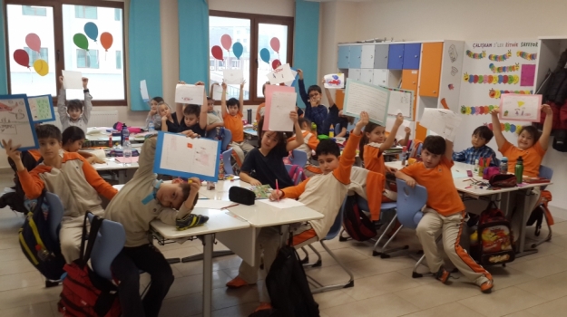 3-A Sınıfı Okuma Çemberi Atölyesinde
