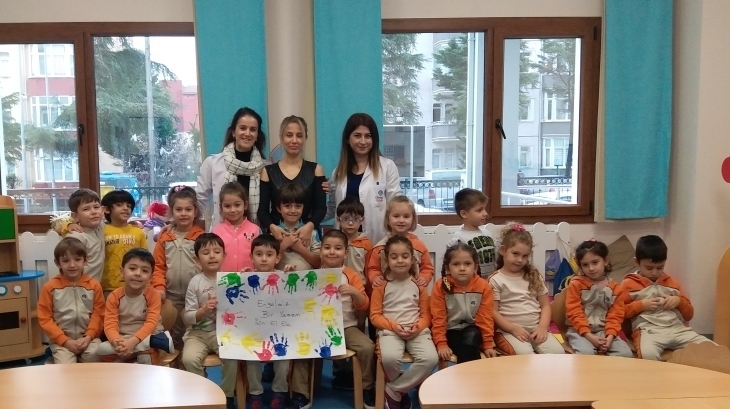 Mimarsinan Okyanus Koleji Okul Öncesi Gökkuşağı Grubu Aile Katılım Etkinliğinde