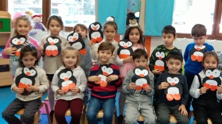 Mimarsinan Okyanus Koleji Okul Öncesi Gökkuşağı Grubu Sanat Etkinliğinde
