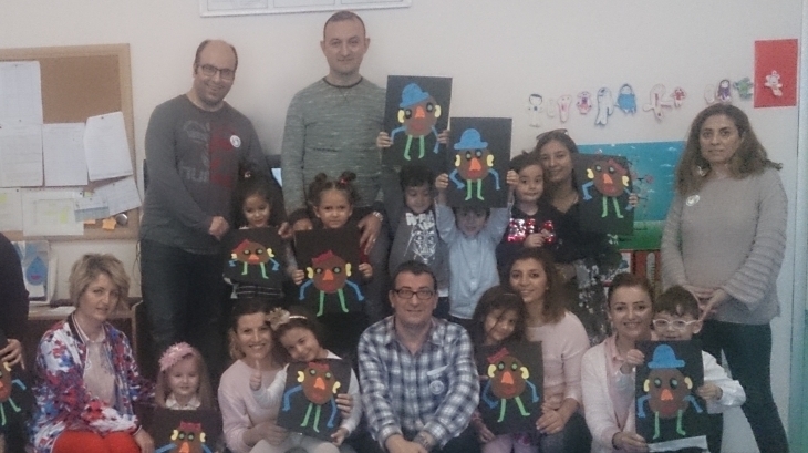 Mimarsinan Okyanus Koleji Okul Öncesi Bölümü ‘Ailemle Okulumdayım’ Etkinliğinde