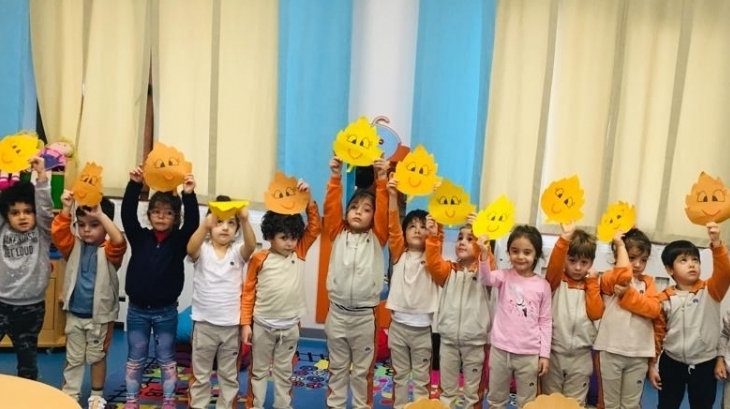 Mimarsinan Okyanus Koleji Okul Öncesi Mercanlar Grubu Sanat Etkinliğinde