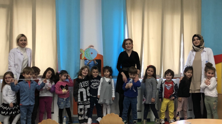 Mimarsinan Okyanus Koleji Okul Öncesi Mercanlar Grubu Aile Katılımı Etkinliğinde