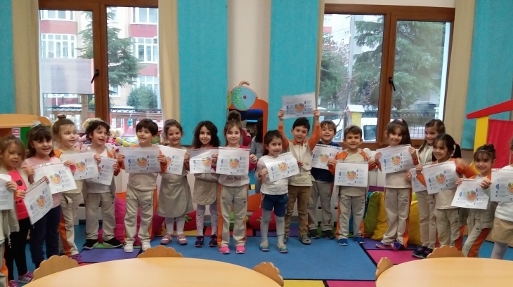 Mimarsinan Okyanus Koleji Okul Öncesi Yıldızlar Grubu Çocuk Hakları Projesinde