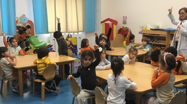 Mimarsinan Okyanus Koleji Okul Öncesi Yunuslar Grubu Bilingual Etkinliğinde