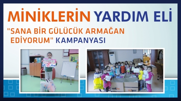 Miniklerden Çocuk Esirgeme Kurumu'ndaki Kardeşlerine Hediye