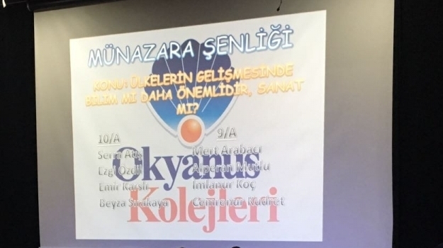Nilüfer Okyanus Kolejinde Münazara Şenliği Finali