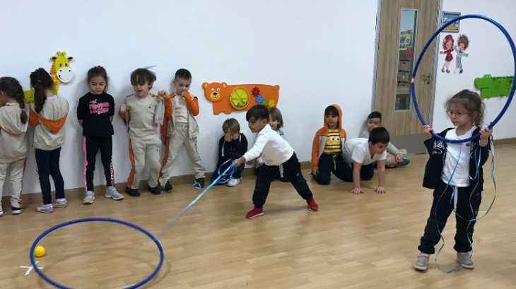 Okul Öncesi Bulutlar Grubu bütünleştirilmiş Etkinlik Dersinde
