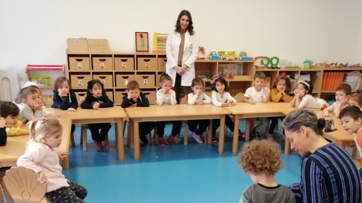 Okul Öncesi Deniz Yıldızı Grubu Öğrencileri Aile Katılım Etkinliğinde