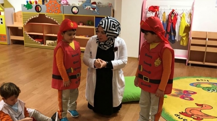 Okul Öncesi Deniz Yıldızları Grubu Öğrencileri Türkçe Etkinliğinde