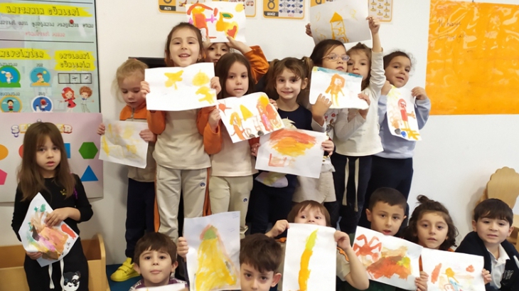 Bayrampaşa Okyanus Koleji Okul Öncesi Gökkuşağı Grubu Bütünleştirilmiş Etkinlik Dersinde