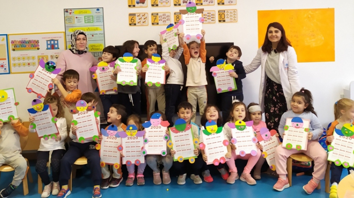 Okul Öncesi Gökkuşağı  Sınıfı Aile Katılımı Etkinliğinde