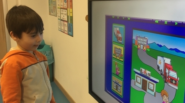 Okul Öncesi Güneş ve Yıldızlar Grubu Öğrencileri Fastrackids Dersinde