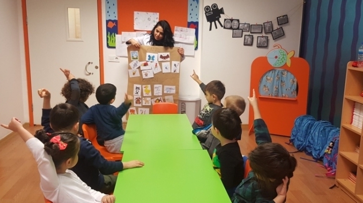 Okul Öncesi Mercan Grubu Proje Dersinde Hayvanlar Konusunu İşliyor