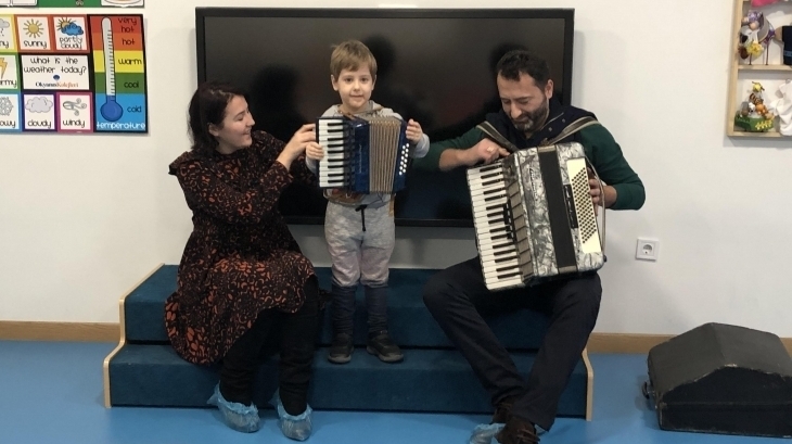 Okul Öncesi Yıldızlar Grubu Öğrencileri Aile Katılım Çalışmasında