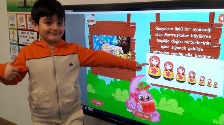 Okul Öncesi Yıldızlar Grubu Türkçe Dil  Dersinde Rusya Ülkesini Tanıyor