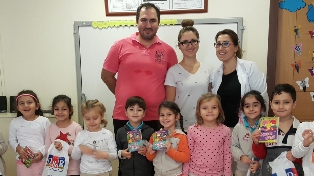 Okyanus Koleji Okul Öncesi Bulutlar Grubu Duyu Organlarını Aile Etkinliğinde Öğreniyor