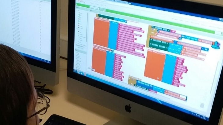 Ortaokul Kademesi Öğrencileri App Inventor Kulüp Dersinde Kendi Uygulamalarını kodladılar.