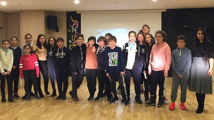Ortaokul Öğrencileri LANGUAGE DAY Etkinliğinde