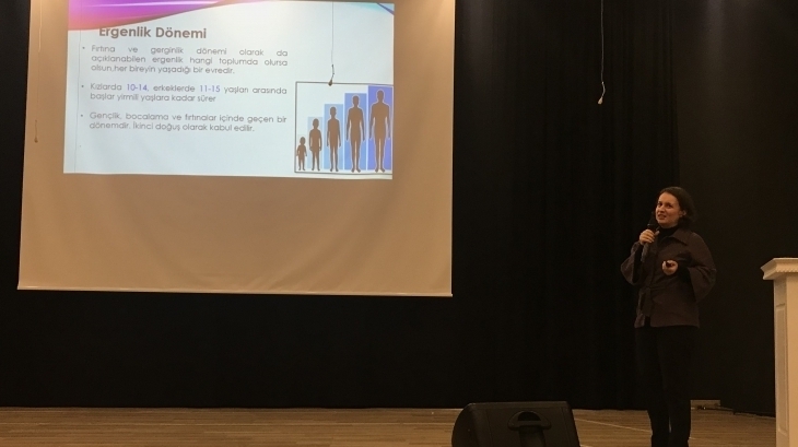Özel Bayrampaşa Okyanus Ortaokulu’nda öğrencilerimize ‘Ergenlik’ konulu seminer yapıldı.