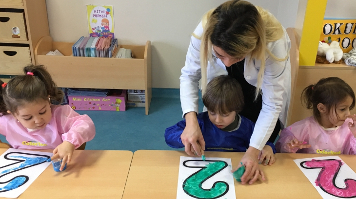 Özel Çekmeköy Okyanus Okul Öncesi Çiçekler Grubu Bütünleştirilmiş Etkinlikte
