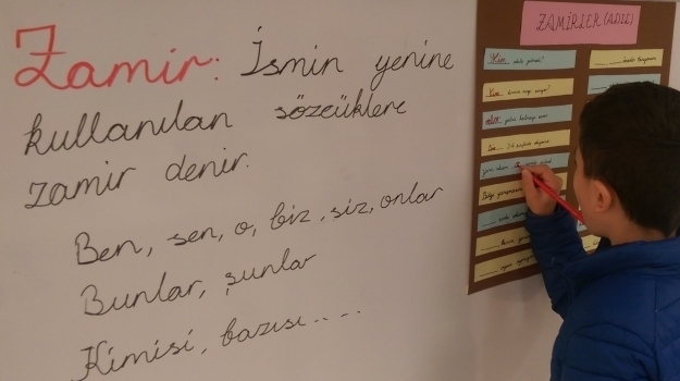 Özel Konyaaltı Okyanus Koleji 3-A Sınıfı Türkçe Dersinde "Zamirler" Konusunu İşledi