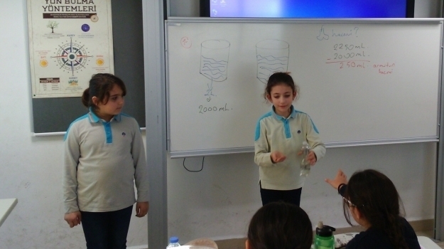 Konyaaltı Okyanus 4-A Sınıfı 'Maddenin Halleri' Deneyi Yaptılar