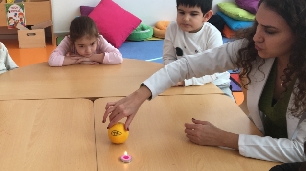 Konyaaltı Okyanus Okul Öncesi Güneş Grubu 'Gece-Gündüz' Oluşumunu Öğrendiler
